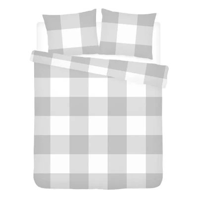 Afbeelding van Snoozing Maaike Dekbedovertrek Tweepersoons 200x200/220 cm + 2 kussenslopen 65x65 Grey