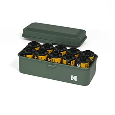 Afbeelding van Kodak Film Case Olive voor kleinbeeld en/of middenformaat films