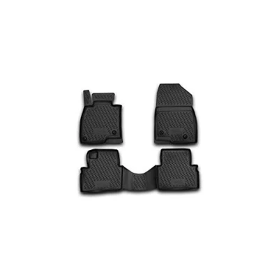 Image de Element Tapis de sol en caoutchouc antidérapant qualité supérieure Mazda 3 Noir
