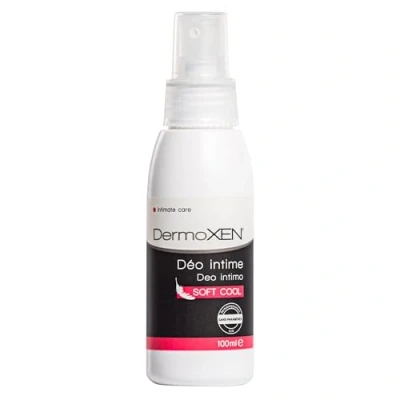 Afbeelding van Dermoxen Intieme deodorantspray, antibacterieel, zacht, natuurlijk en voor mannen vrouwen, langdurige verkoelende werking. 100 ml