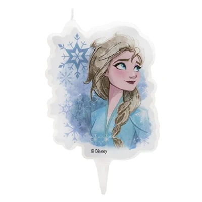 Afbeelding van Dekora Verjaardagskaars 2D Disney Frozen 2 Elsa