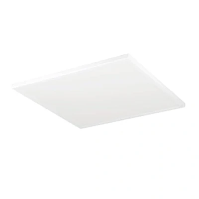 Afbeelding van EGLO Rovito Led plafondlamp, vierkante badkamerverlichting, kunststof, wit, warm wit koud IP44, 50 x cm