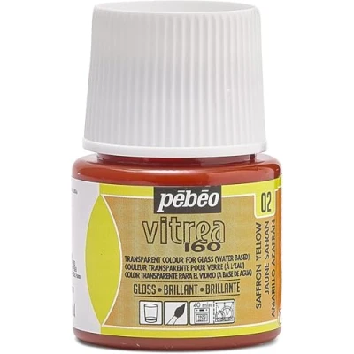 Afbeelding van PEBEO Vitrea Glasverf Transparant 160C Saffraangeel 45 ml