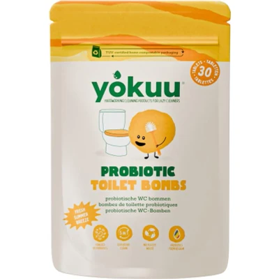 Afbeelding van YOKUU WC Tabletten Toiletreiniger 30 Reiniger met Frisse Zomerbries geur Zero Waste Poetsmiddel