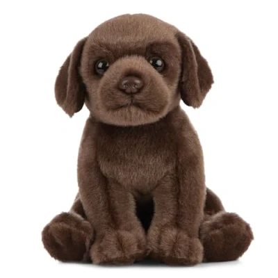 Afbeelding van Living nature knuffel chocolade labrador puppy 18 cm