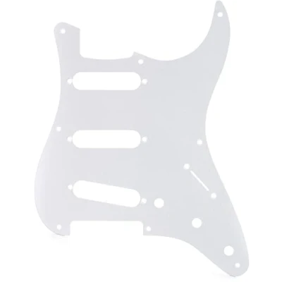Afbeelding van Fender Pickguard Strat 57 Vintage wit 1 Ply