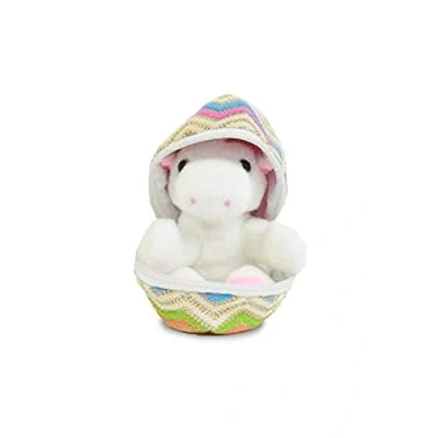 Afbeelding van Kögler Einhorn Emily Mini Eenhoorn Eiervorm ca. 13 cm Pluche dier om te knuffelen en lief hebben, cadeau voor kinderen, jongens meisjes, 10128609, meerkleurig