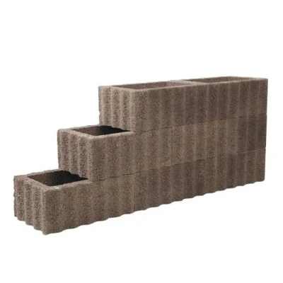 Afbeelding van Kubusflor Bruin/Rood 40x30x25cm