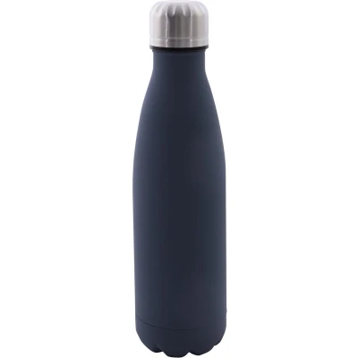 Afbeelding van Point Virgule Dubbelwandige Drinkfles 500 Ml Donkerblauw Blauw Drinkflessen