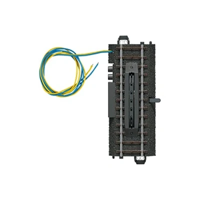 Afbeelding van H0 Märklin C rails (met ballastbed) 24997 Ontkoppelrails, Recht Met elektrische aandrijving 94.2 mm