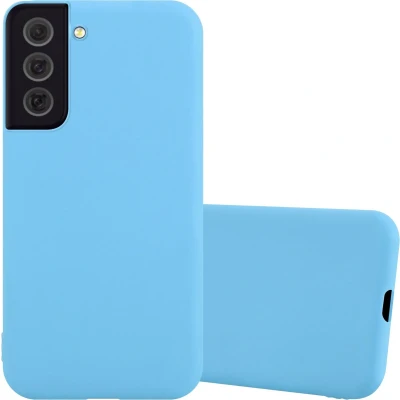 Afbeelding van Cadorabo Hoesje geschikt voor Samsung Galaxy S22 PLUS in CANDY BLAUW Beschermhoes gemaakt van flexibel TPU silicone Case Cover