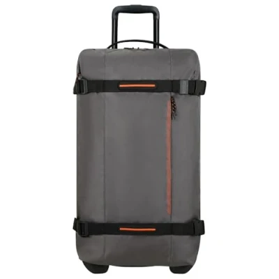 Image de American Tourister Urban Track, sacoche de voyage à 2 rouleaux, 68 cm, 84 L, gris (gris foncé)
