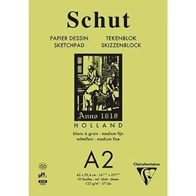Afbeelding van Schut Dessin Tekenblok 125 gram A2