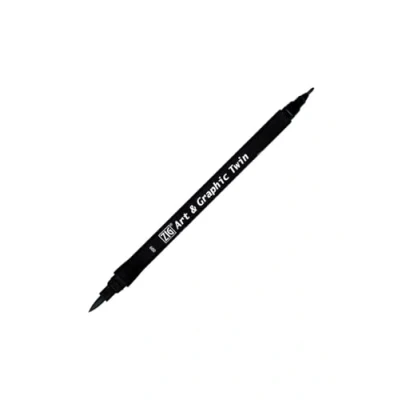 Afbeelding van ZIG Art &amp; Graphic Twin Tip brush marker Black