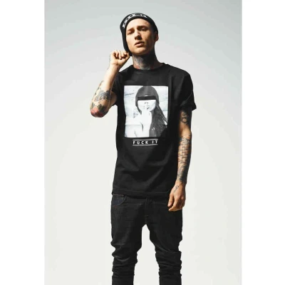 Afbeelding van Mister Tee F#?KIT Heren T shirt XS Zwart