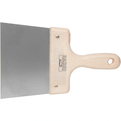 Image de BAHCO 219001000 grattoir de remplissage, lame en acier au carbone, manche bois 100 x 235 mm