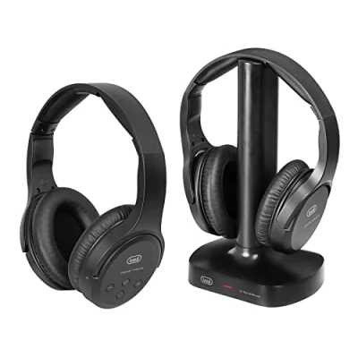 Afbeelding van Trevi FRS 1580 TW Hoofdtelefoons Bedraad en draadloos Hoofdband TV Zwart