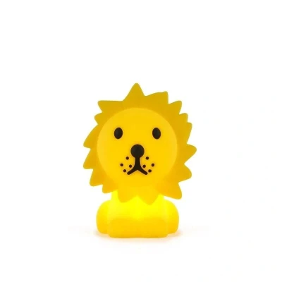 Afbeelding van Lion First Light oplaadbare kinderkamerlamp Geel / 16 x 19 25 cm Siliconen rubber