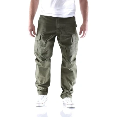 Image de JACK &amp; JONES Pantalon cargo Jpstkane Jjbarkley Noos pour homme, vert olive, 36W / 36L