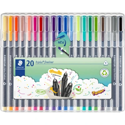 Afbeelding van triplus fineliner Box 20 st
