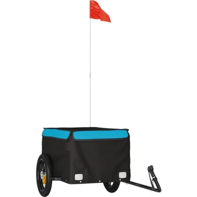 Afbeelding van Fietskar 30 Kg Ijzer Zwart En Blauw