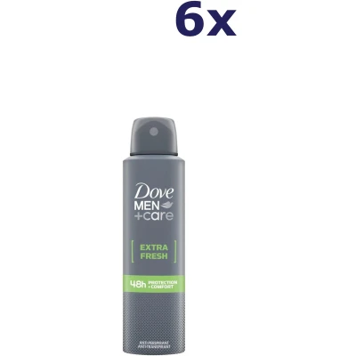 Afbeelding van 6x Dove Deo spray 150ml men+care extra fresh