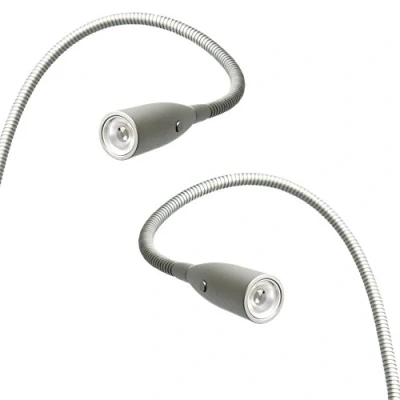 Afbeelding van Led bedlampje leeslamp wandlamp verlichting slaapkamer bed, keuze: set van 2