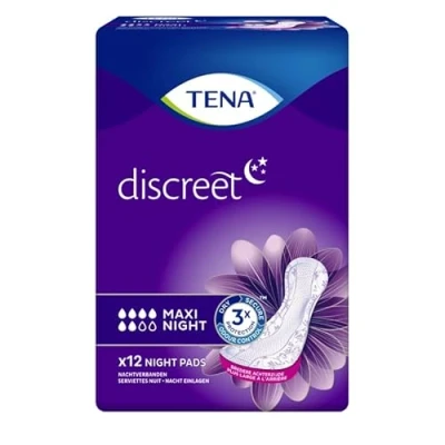 Afbeelding van Tena Discreet Maxi Night 12 pakken van stuks