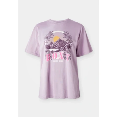 Afbeelding van Roxy Hangloose Poster Tshirt print, Dames, Maat: Small, Nirvana