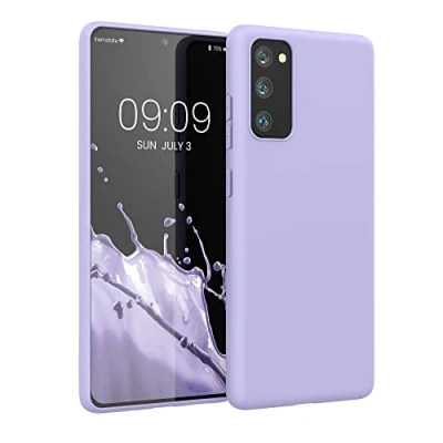 Afbeelding van kwmobile telefoonhoesje geschikt voor Samsung Galaxy S20 FE Hoesje smartphone Back cover in pastel lavendel
