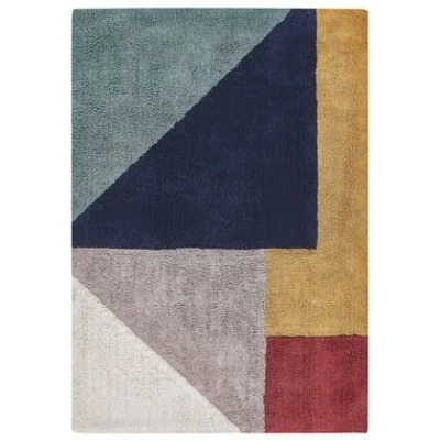 Afbeelding van JALGAON Laagpolig vloerkleed Multicolor 160 x 230 cm Katoen