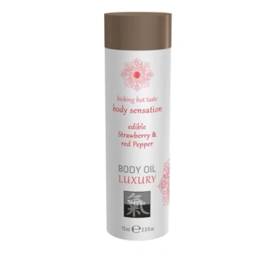 Afbeelding van Luxe Eetbare Body Olie Strawberry