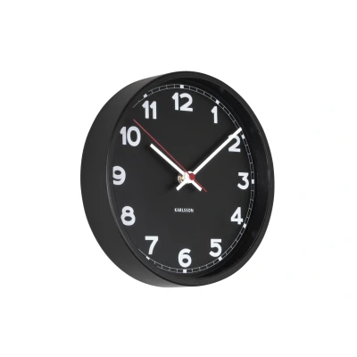 Afbeelding van Wandklok New Classic Small Zwart Ø20cm