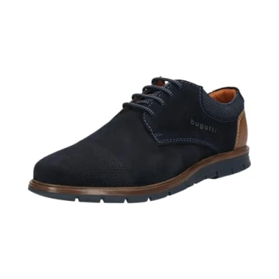Afbeelding van Bugatti Veterschoenen blauw Suede Maat 44