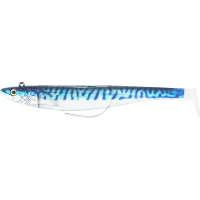 Afbeelding van Westin Magic Minnow Weedless Jig 28g 12.5cm Haak 1/0 Kleur : Real Mackerel