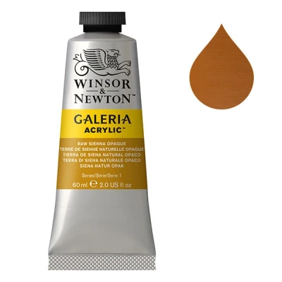 Image de Winsor &amp; Newton Galeria peinture acrylique (60 ml) 553 terre de Sienne naturelle opaque