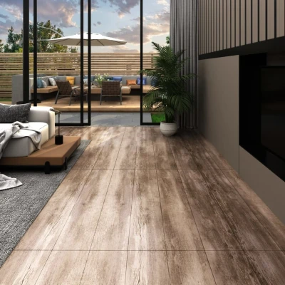 Afbeelding van Vloerplanken niet zelfklevend 5,26 m² 2 mm PVC woodwash