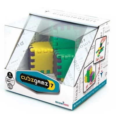 Afbeelding van Recent TOYS Brainteaser Cubigami 7 Speelgoed voor kinderen, Maat: One Size, Multi coloured