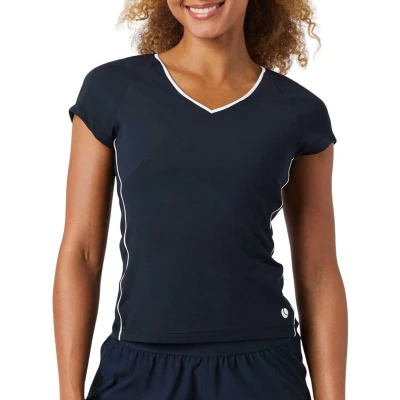 Afbeelding van Björn Borg Ace V neck Shirt Dames Maat S