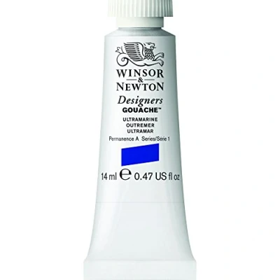 Afbeelding van WINSOR &amp; NEWTON Designers Gouache, 14 ml, ultramarer