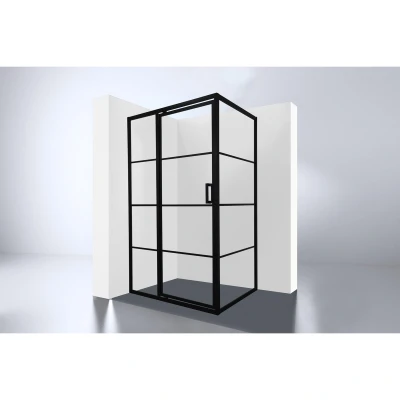 Afbeelding van Best Design Douchecabine Zeplin 1200 met nisdeur 1200x900X2100X8mm