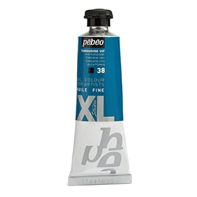 Afbeelding van Pébéo Fijne olie XL 37 ml olieverf blauw lichtturquoise
