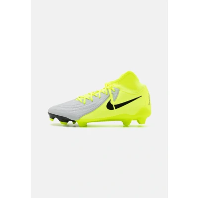 Afbeelding van Nike Performance Phantom LUNA II Academy FG/MG Voetbalschoenen met kunststof noppen, Heren, Maat: 46, Metallic silver/black/volt