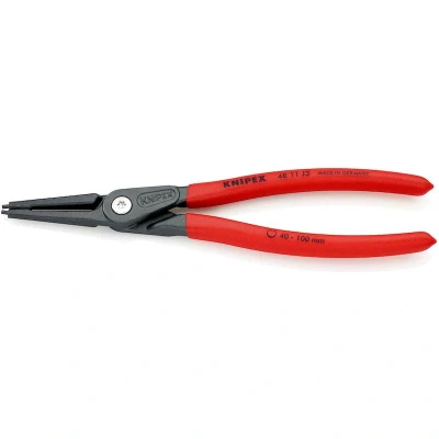 Image de KNIPEX 48 11 J3 pince à circlips de précision pour bagues intérieures dans les alésages avec revêtement plastique antidérapant g
