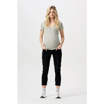 Image de Zwangerschapsbroek Slim jeans Mila 7/8 Black Dark Wash 26