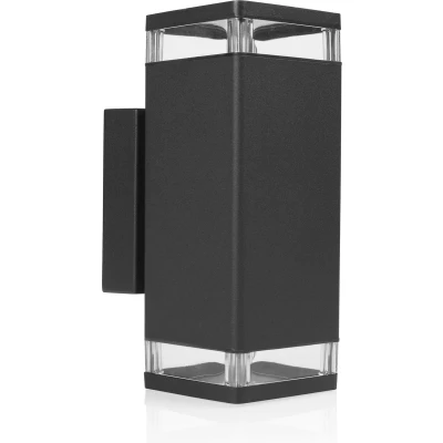 Afbeelding van Smartwares OOL 50019 Wandlamp Buiten (Zwart, Tweezijdig)