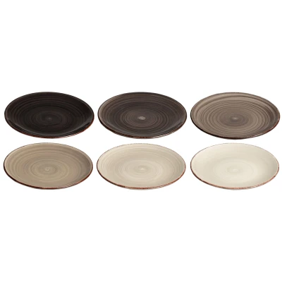 Afbeelding van Studio Tavola Ontbijtborden / Dessertborden Vintage Loft ø 19 cm 6 stuks