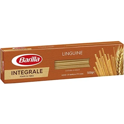 Afbeelding van Italiaanse pasta met volkorrel, barilla, Linguine Inteali, 500 g, 10 stuks