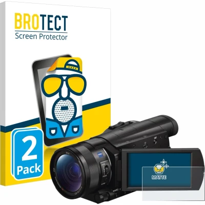 Afbeelding van BROTECT Screenprotector voor Sony FDR AX100E Folie Beschermfolie matte (2 Stuks)