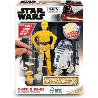 Image de Peinture enfant Goliath Star Wars C 3PO et R2 D2